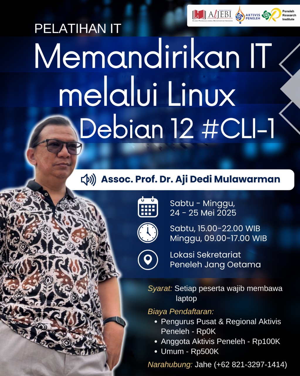 𝗠𝗲𝗺𝗮𝗻𝗱𝗶𝗿𝗶𝗸𝗮𝗻 𝗜𝗧 melalui 𝗟𝗶𝗻𝘂𝘅 𝗗𝗲𝗯𝗶𝗮𝗻 𝟭𝟮&nbsp;#𝗖𝗟𝗜-𝟭