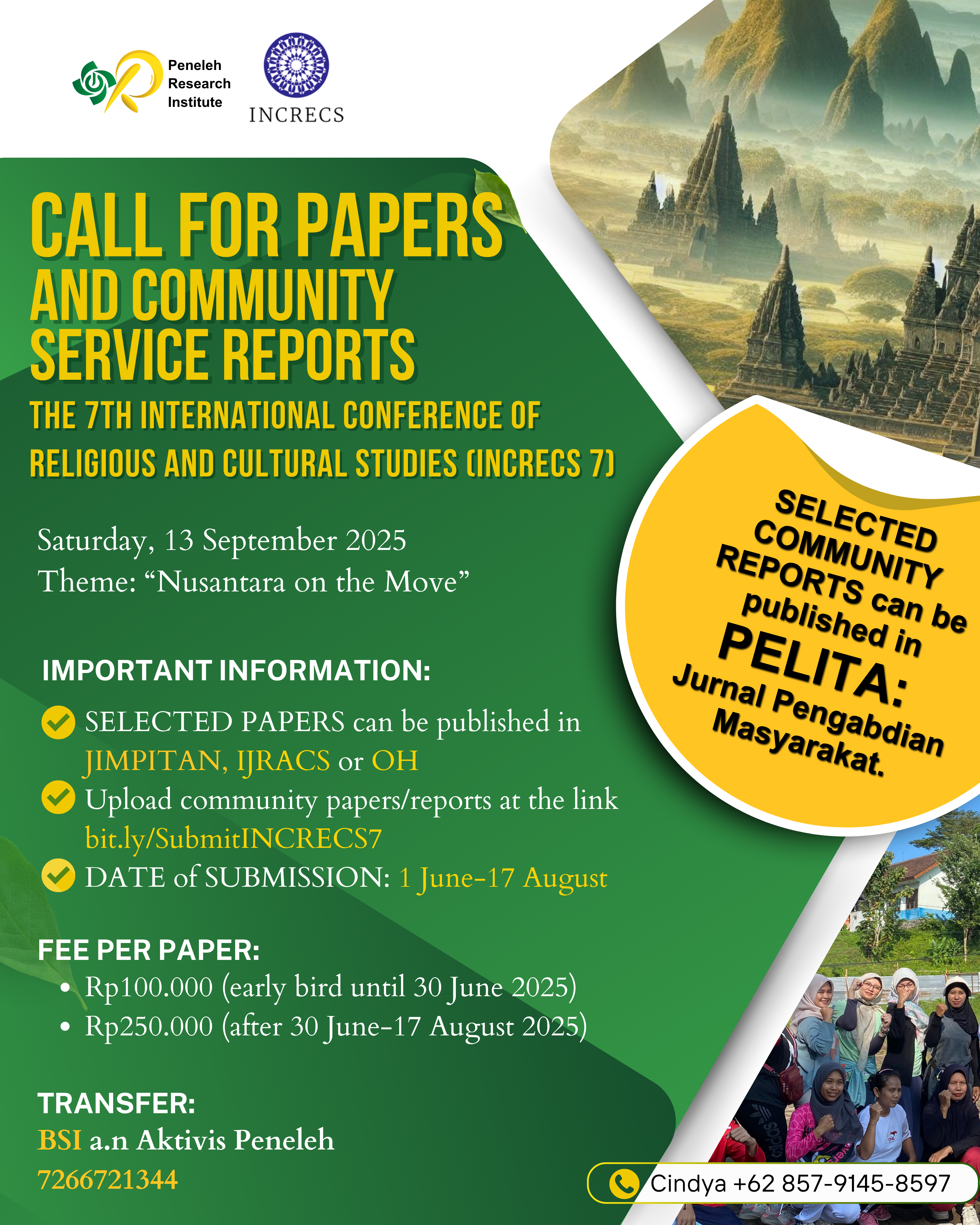 The 7th International Conference on Religious and Cultural Sciences ...