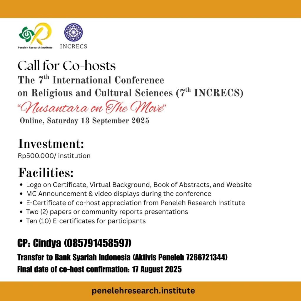 Call for Co-hosts: 7th INCRECS&nbsp;2025