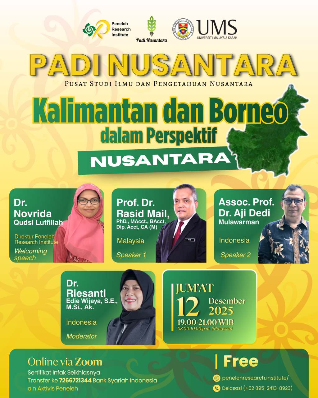 Padi Nusantara Hosted International Webinar on the Perspectives of Kalimantan and&nbsp;Borneo