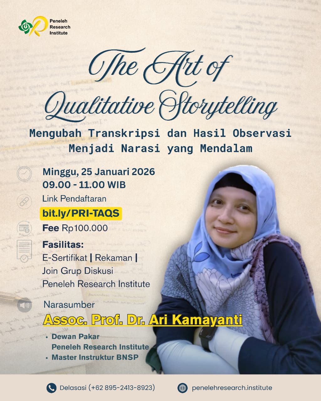 The Art Of Qualitative Storrytelling “Converting Transcripts and Observation Results Into In-Depth Narratives”